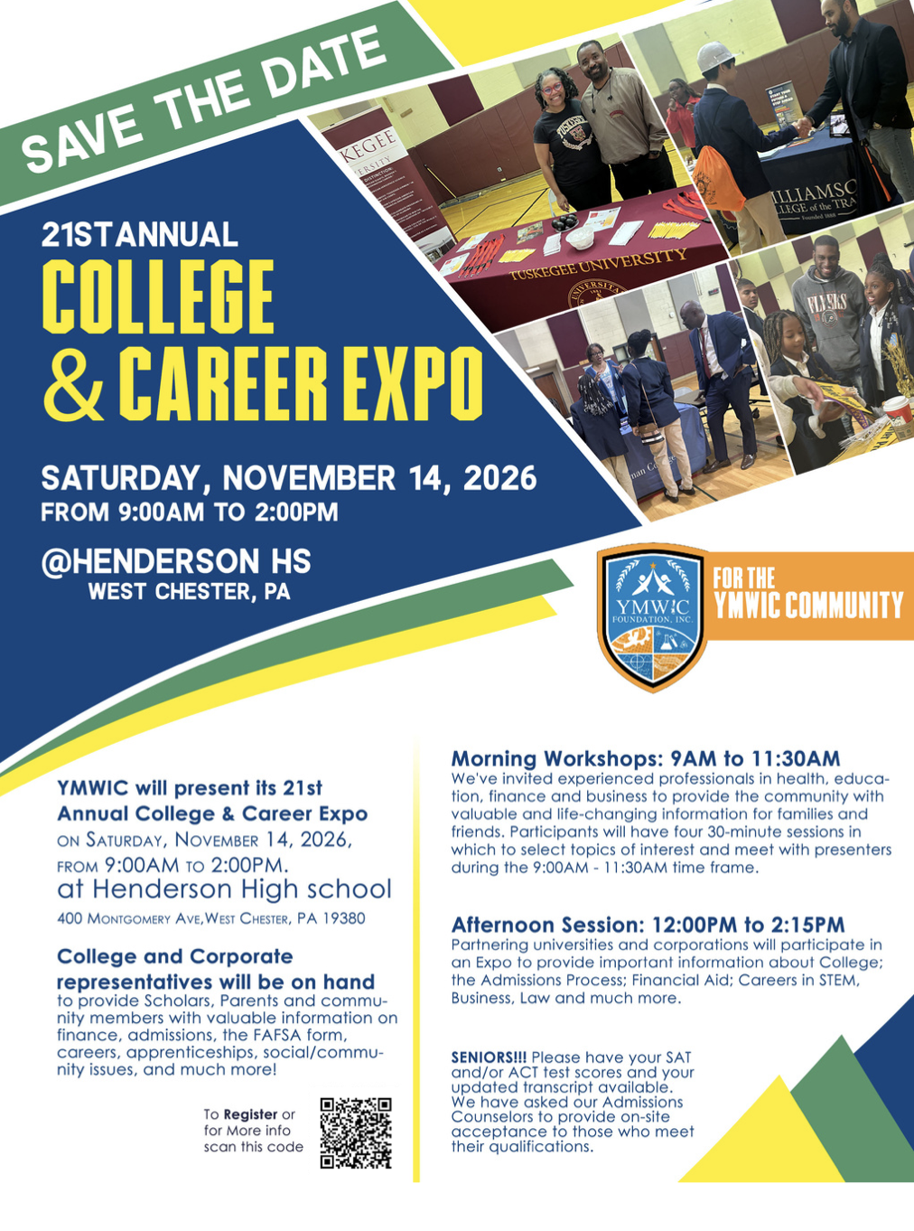 young men & women in charge foundation 21st annual college expo 2026